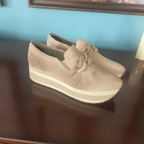 Dolce Vita Cream Platform Shoes 9.5 - Picture 3 of 5